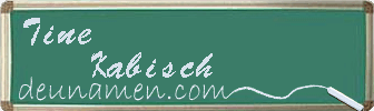 Tine Kabisch Visitenkarte